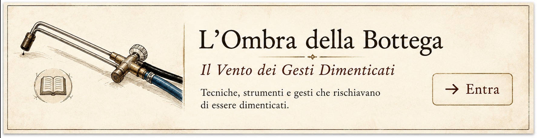 L'Ombra della Bottega · Il Vento dei Gesti Dimenticati